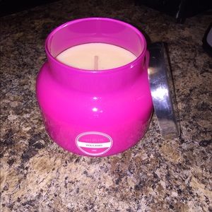 19oz CapriBlue pink candle